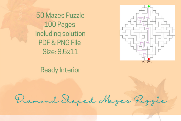 A Unique Puzzle Experience: Crafting Your Own Diamond Maze Puzzle Book