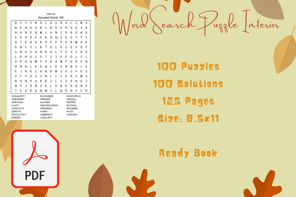 How a Premium Assorted Word Search Game Paper Interior Can Elevate Your KDP Business