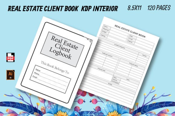 Real Estate Client Logbooks for KDP Publishing