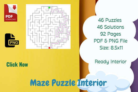 Square Maze Puzzles KDP Interior: Your Blueprint for a Creative Puzzle Book
