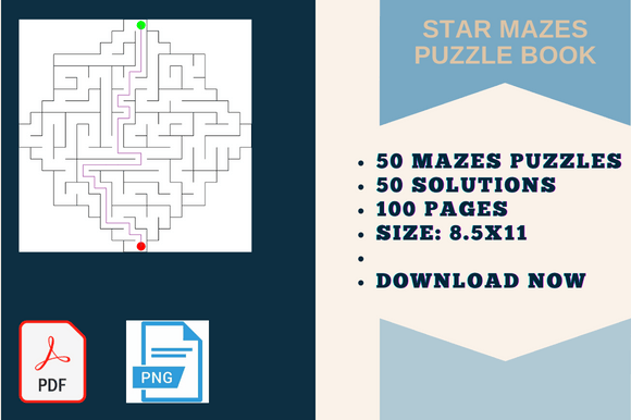 Star Maze 50 Puzzles Activity KDP: A Strategic Asset for Cognitive Development and Business Growth