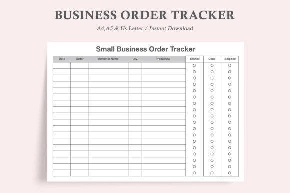 Streamlining Customer Orders with a Simple Business Order Tracker