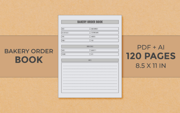 The Bakery Order Book Premium Kdp Interior: Your Business's Missing Ingredient