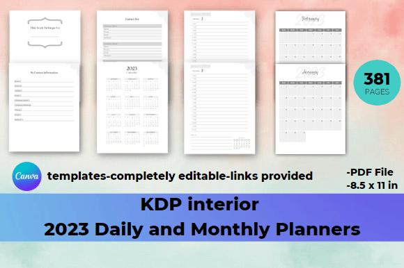 The Daily and Monthly Planner: Your Foundation for 2023 Productivity