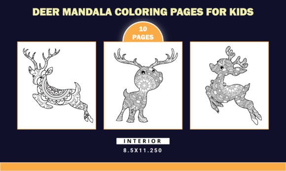 The Deer Mandala Coloring Page: A Modern Tool for Creativity and Mindfulness