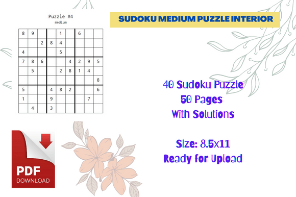 The KDP Sudoku Interior: A Balanced Assessment for Self-Publishing Puzzle Books