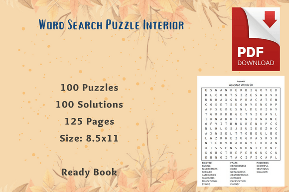 The Strategic Power of Word Search Puzzles PAPER INTERIOR: A Creator's Guide to Intentional Use