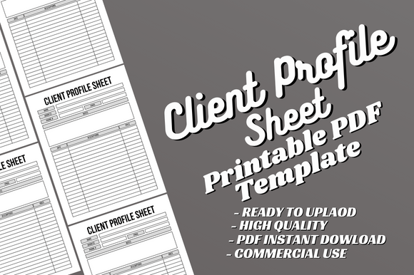 The Ultimate Guide to Mastering Your Client Profiles with a Professional Canva Template