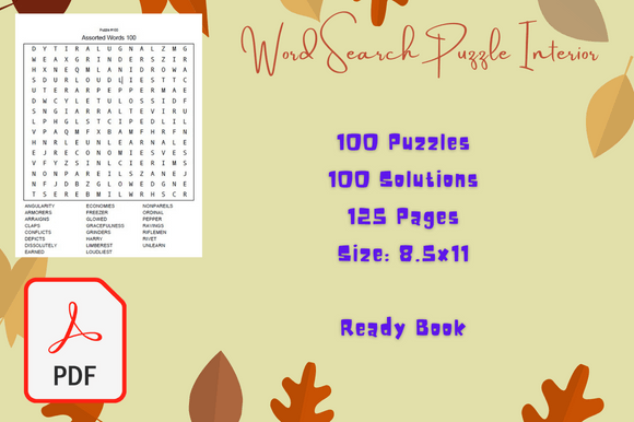 The Ultimate Solution Interior for Word Search Puzzle Activity Books