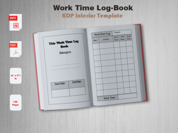 The Ultimate Work Time Log-Book for KDP Publishing