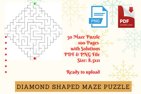 Understanding the Unique Appeal of Diamond Shaped Maze Puzzles KDP Interior
