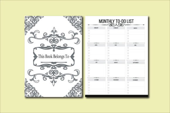 Unlock Your Monthly Productivity with a Logbook KDP Interior